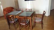 Хороший торг! Обеденный стол + 6 стульев и 2 п/кресла (Koryna,  Чехия)